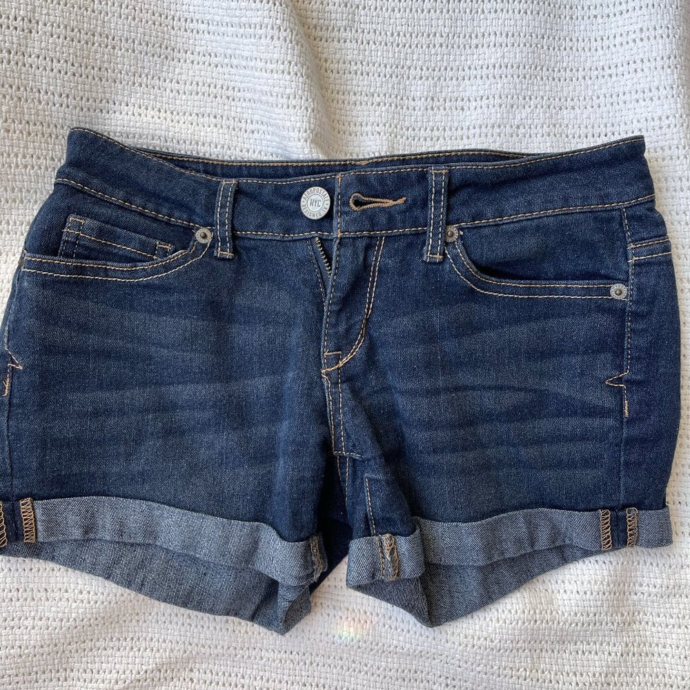 Dark Denim Shorts